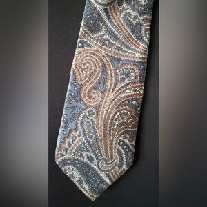 Christian Dior Vintage Paisley Tie